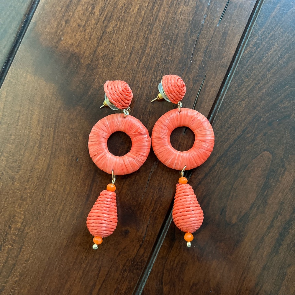 Orange Earrings